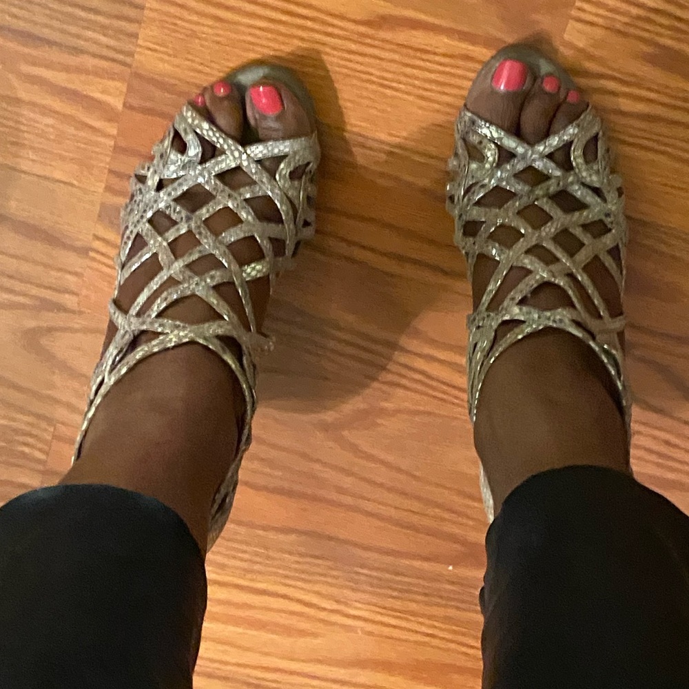 BCBGeneration Cage Sandal